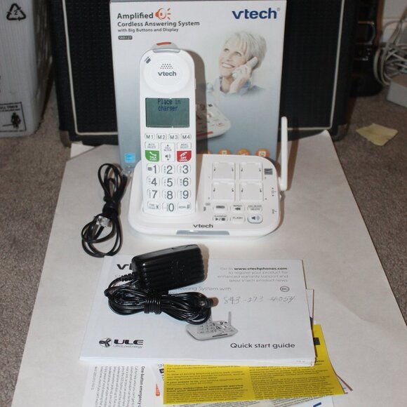 Vtech SN5127 Amplified Cordless Answering System with big buttons and display - Picture 4 of 4
